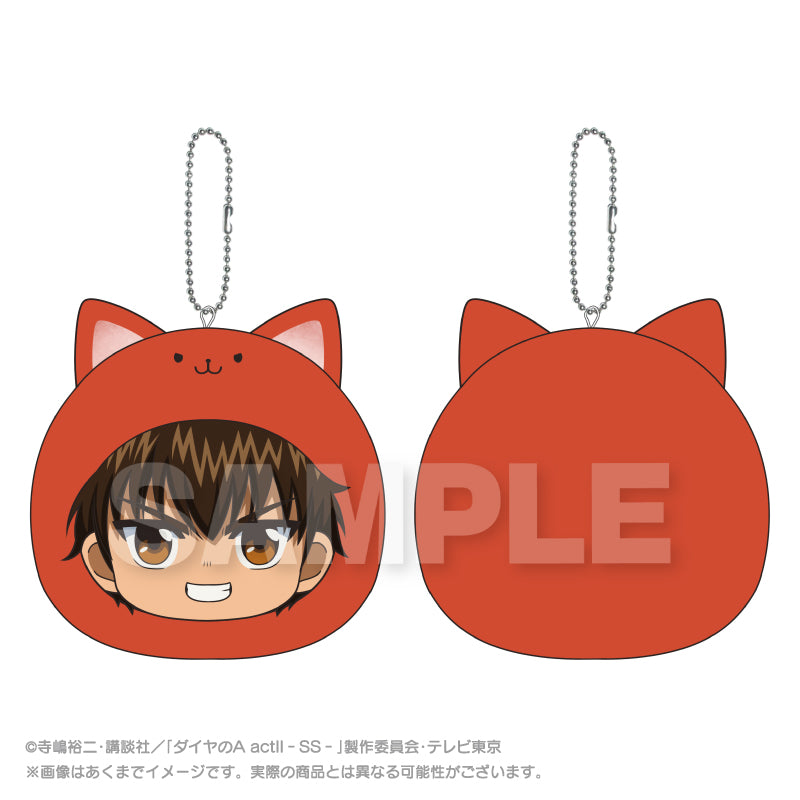 Ace of Diamond Act II - Sawamura Eijun Marumates Cushion Key Chain