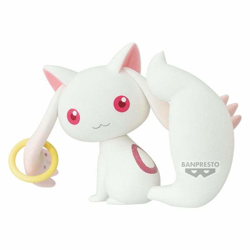 Puella Magi Madoka Magica The Movie: Rebellion - Kyubey FLUFFY PUFFY Figure by Banpresto
