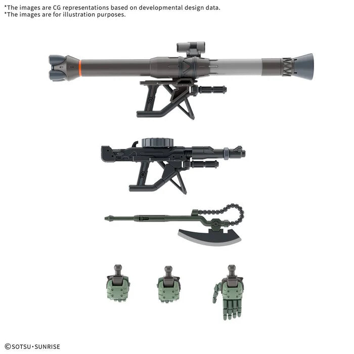 Zaku (GQ) - HG 1/144 Model Kit by Bandai
