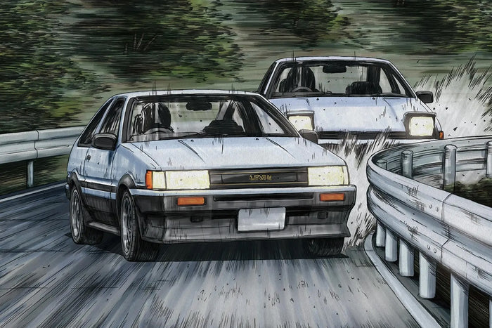 Initial D - Akiyama Wataru Toyota AE86 Levin 1/24 Scale Model Kit by Aoshima