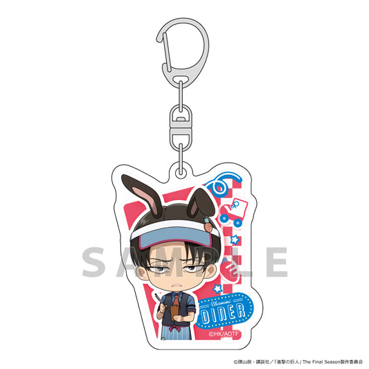 Attack on Titan - Levi (Usamimi Diner) Acrylic Key Chain