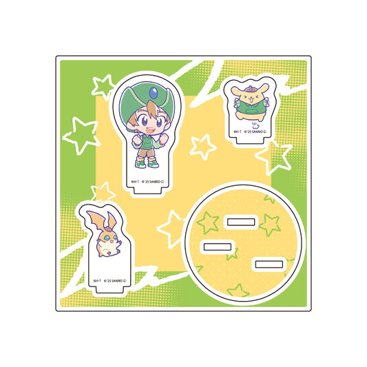 Digimon Adventure x Sanrio - Takeru & Patamon x Pom Pom Purin Acrylic Stand Plate