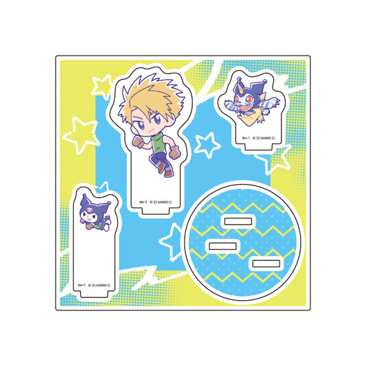 Digimon Adventure x Sanrio - Yamato & Gabumon x Kuromi Acrylic Stand Plate