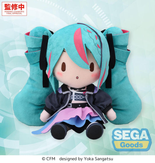 Hatsune Miku Fuwa Petit M Plush Hatsune Miku Punk! by SEGA