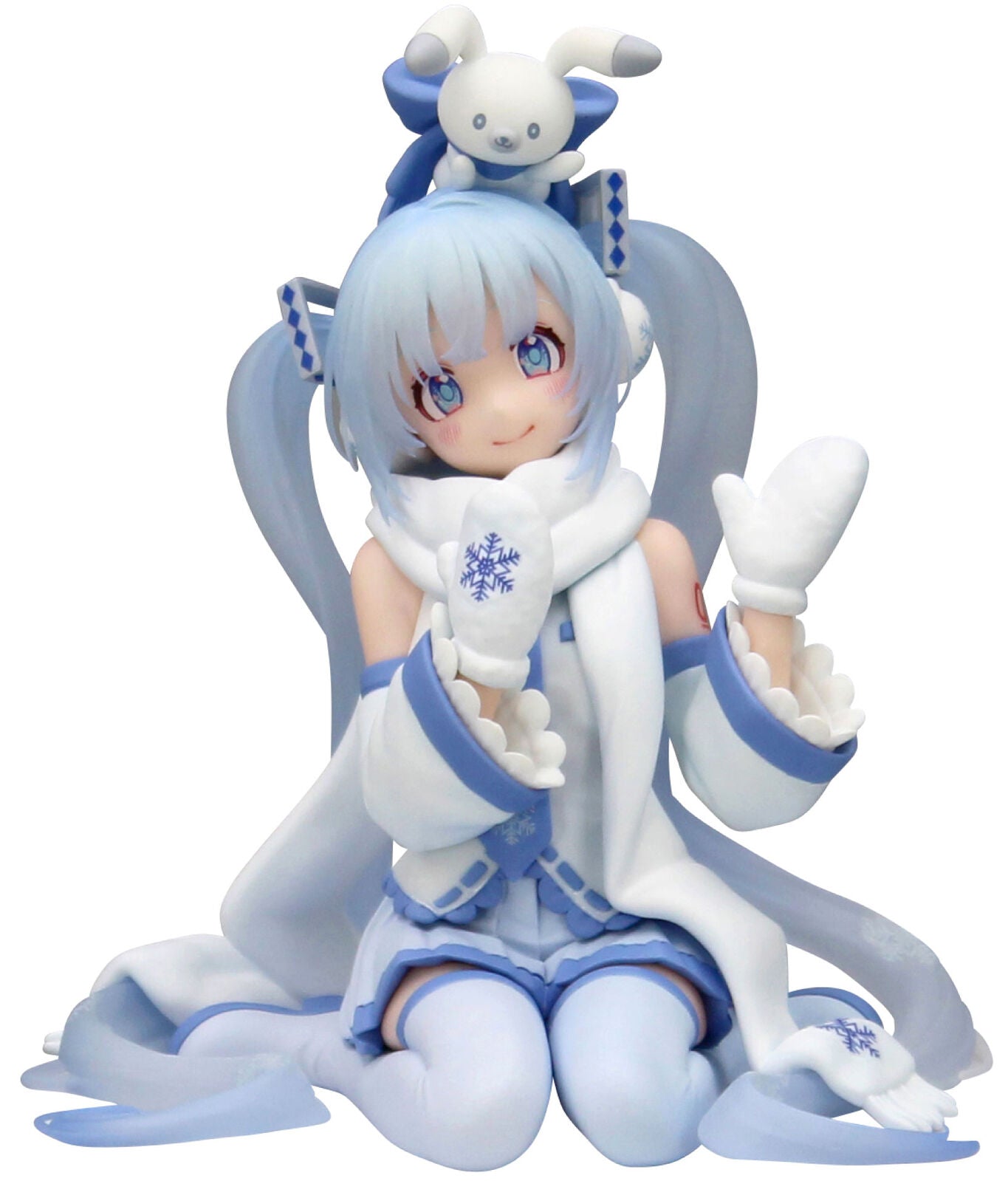 Figurine Hatsune Miku – Snow Miku Sky Town 10th Anniv – Assise 10 Cm – Furyu