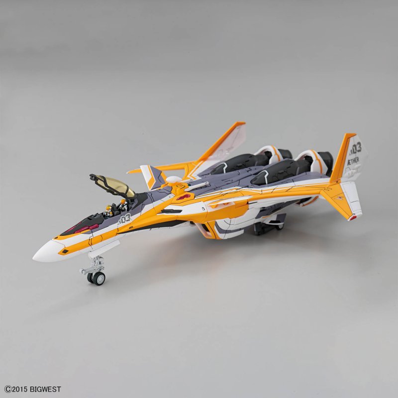 Macross Delta - VF-31E Siegfried (Chuck Mustang Use) Deluxe Set HG 1/100 by Bandai