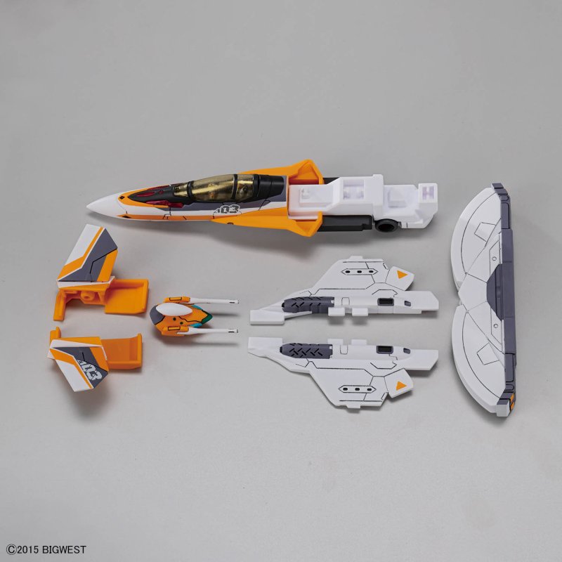 Macross Delta - VF-31E Siegfried (Chuck Mustang Use) Deluxe Set HG 1/100 by Bandai