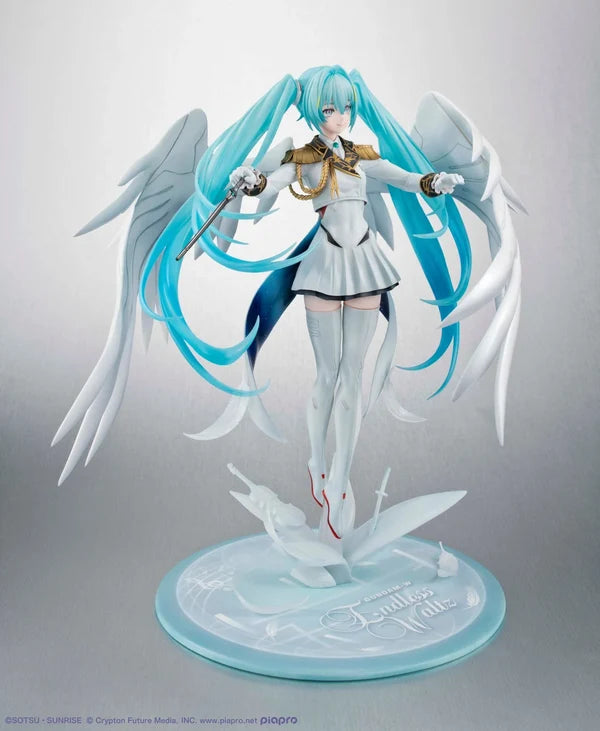 Lucrea Hatsune Miku x Wing Gundam Zero Endless Waltz (Gundam 45th Anniversary Ver.) by MegaHouse
