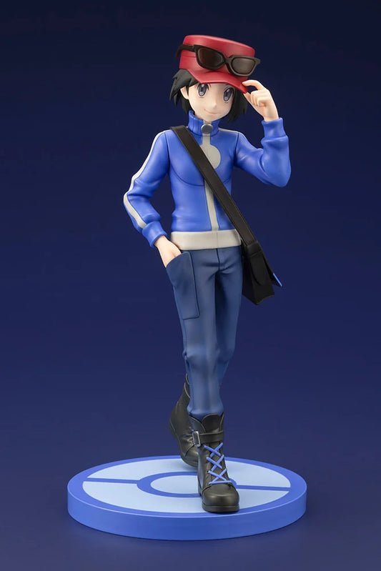 Pokemon - Calem with Froakie 1/8 ARTFX J Figure by Kotobukiya