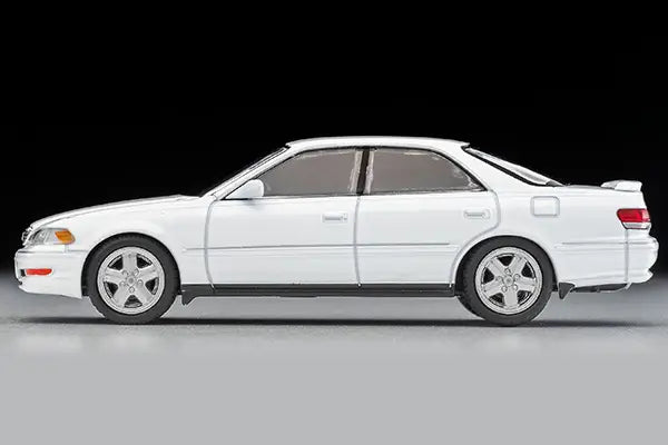 1/64 Toyota Mark II 2.5 Tourer V (White, 1998) - Limited Vintage NEO TLV-N299a by Tomica