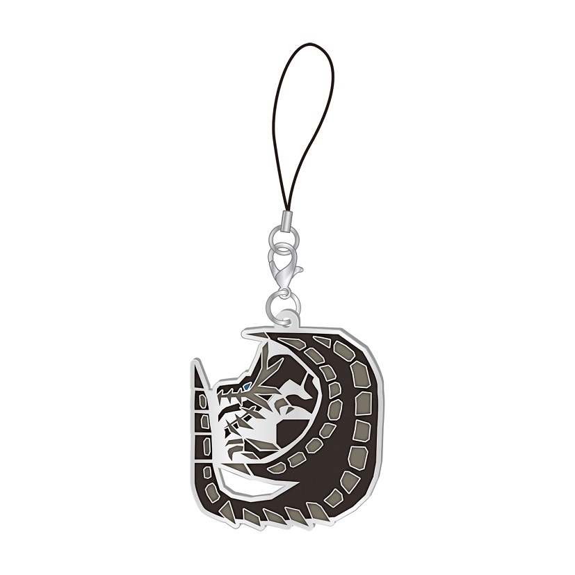 Monster Hunter 15th Anniversary Metal Stain Glass Keychain Charm KUSHALA  DAORA