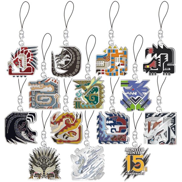 Monster Hunter 15th Main Monster Icon Stained Glass Type Mascot  Collection(Blind Box)- by Capcom – One Stop Anime