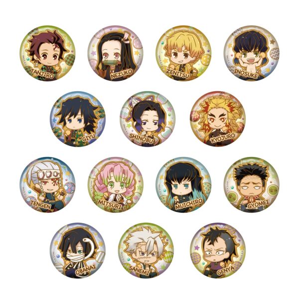 Demon Slayer Kimetsu No Yaiba Tojicolle Vol 3 Cookie Can Badge Blind Box By Twinkle One Stop Anime