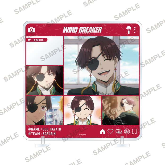 Acrylic Stand - Wind Breaker - Suo Hayato